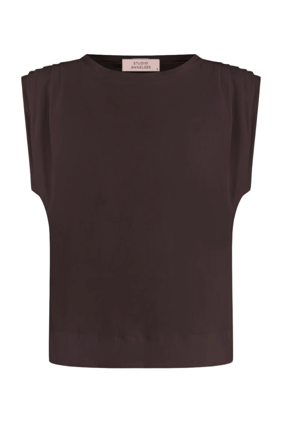 STUDIO ANNELOES 91541 Leona top - espresso