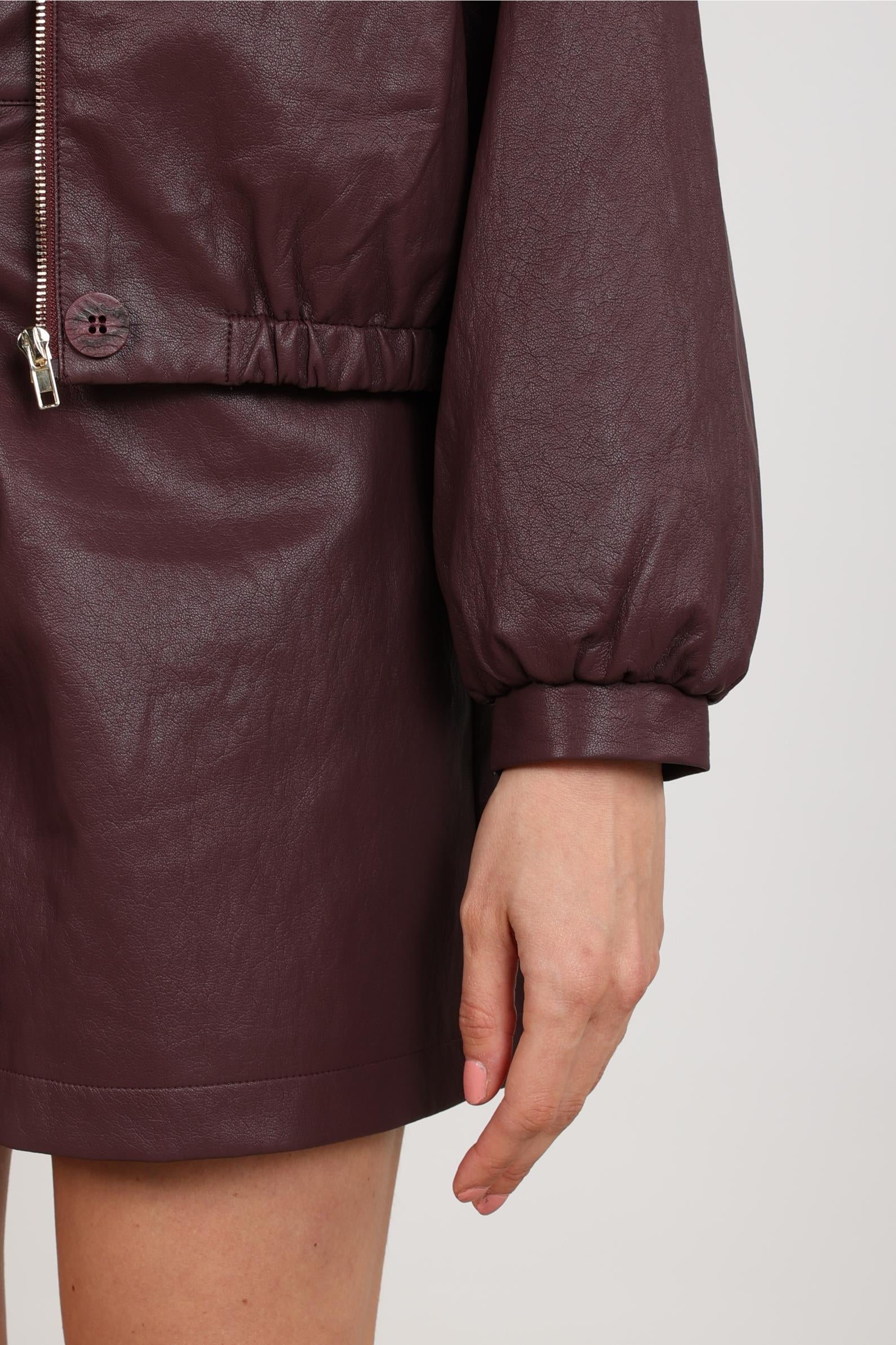 NUKUS NKF13103 Dominique Jacket PU-cherry
