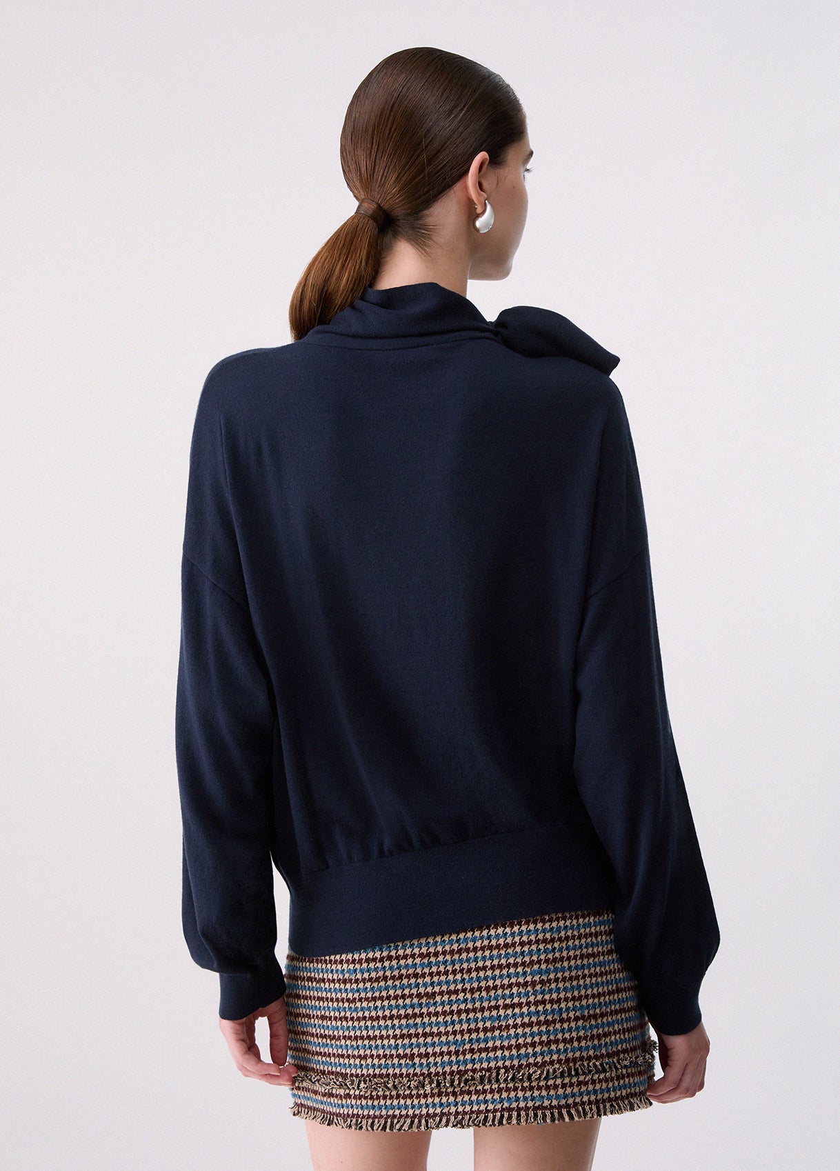 LIU JO WF6445MA16R Maglia Chiusa top navy