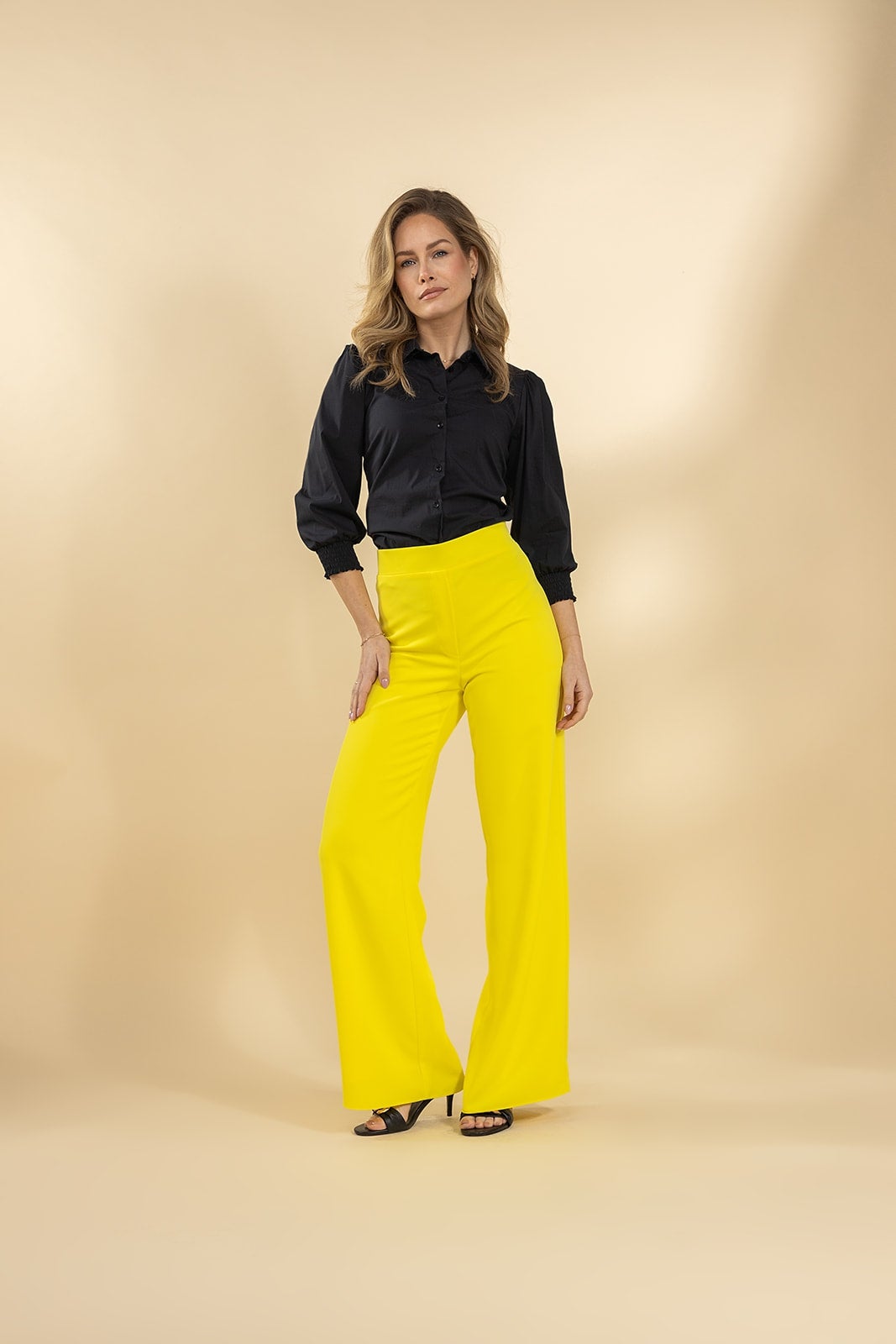 LABEL DOT Broek Rodi (816) - Geel