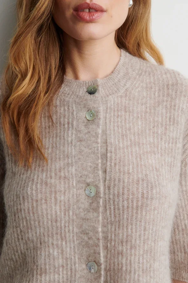 SECOND FEMALE 58367 Andrea Knit Rib Cardigan