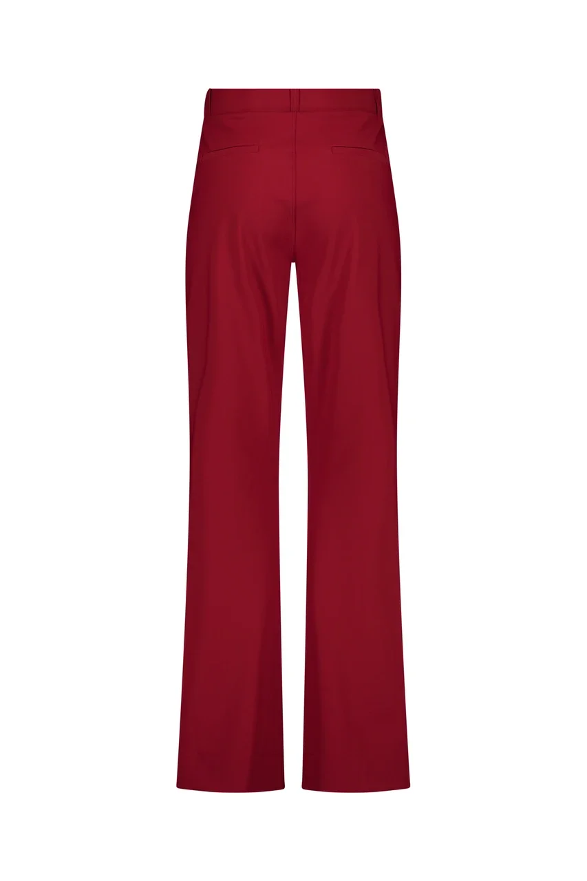 STUDIO ANNELOES 14293 Flair bonded trousers-red wine