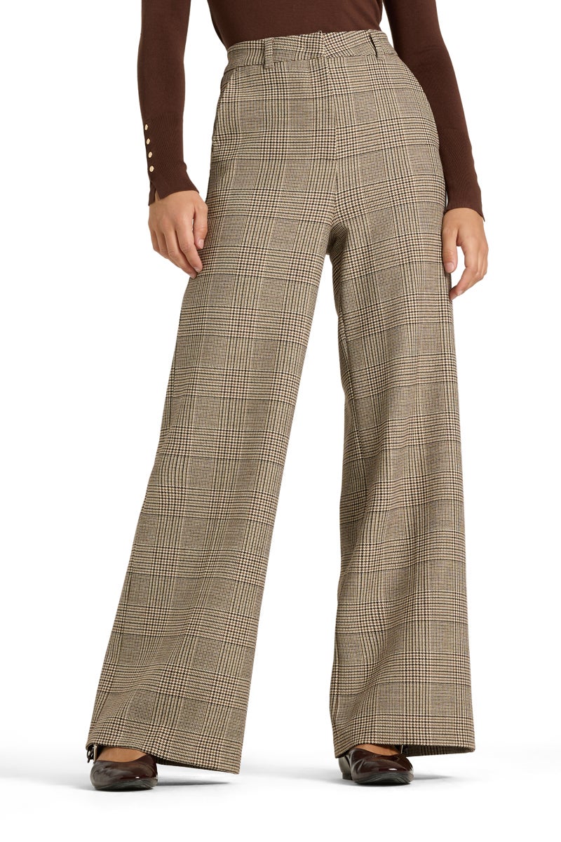 CAMBIO 64018 0238-00 Alexis Wool Check Pantalon