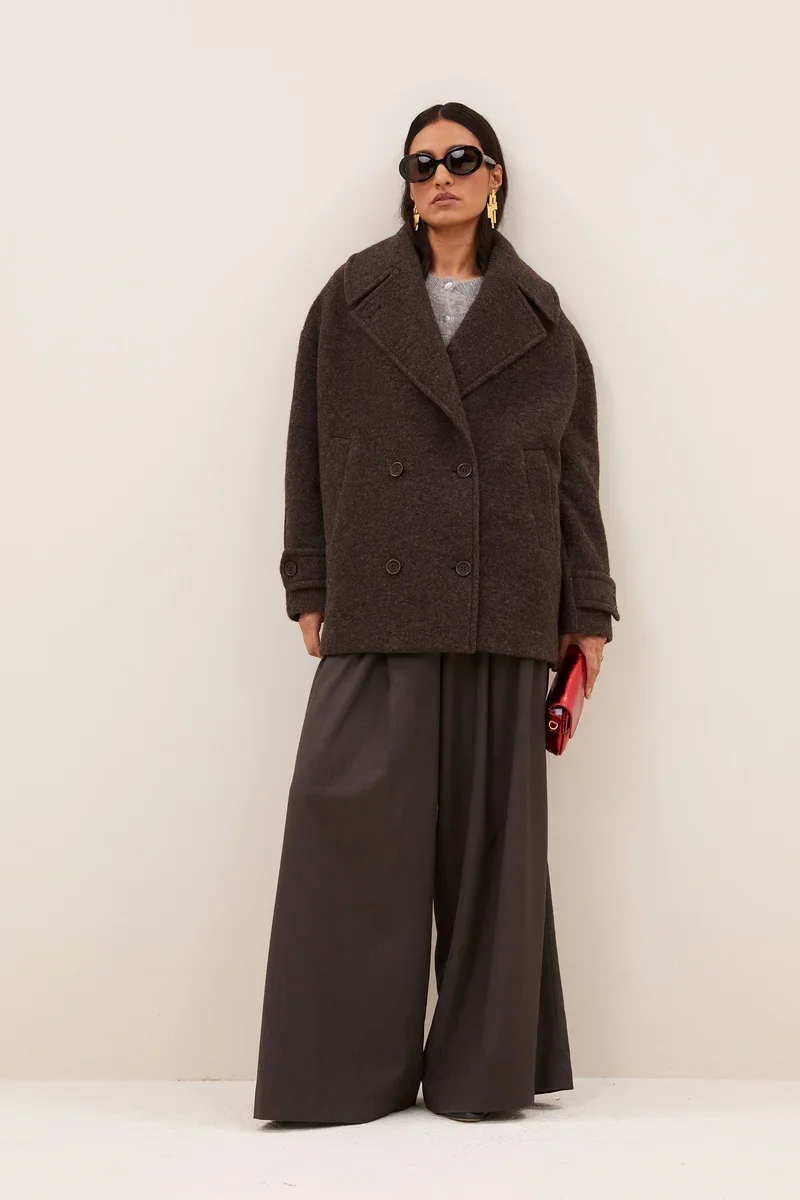 BY-BAR 26419028 Scott melange coat