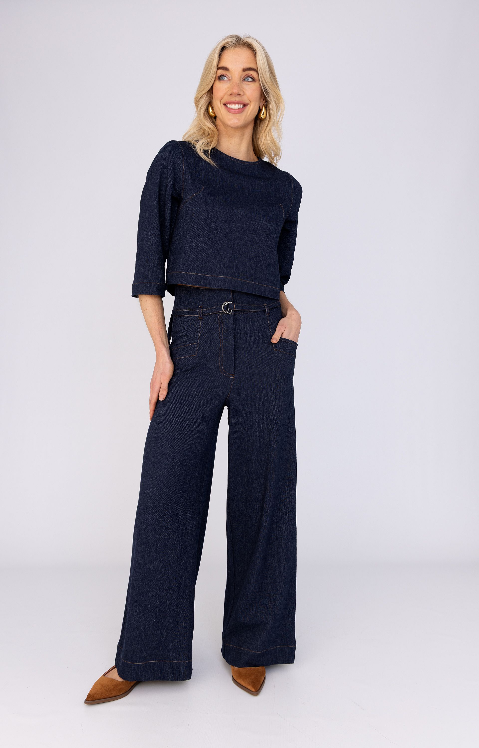 ANNA 32a02-03434-1 Broek wide leg