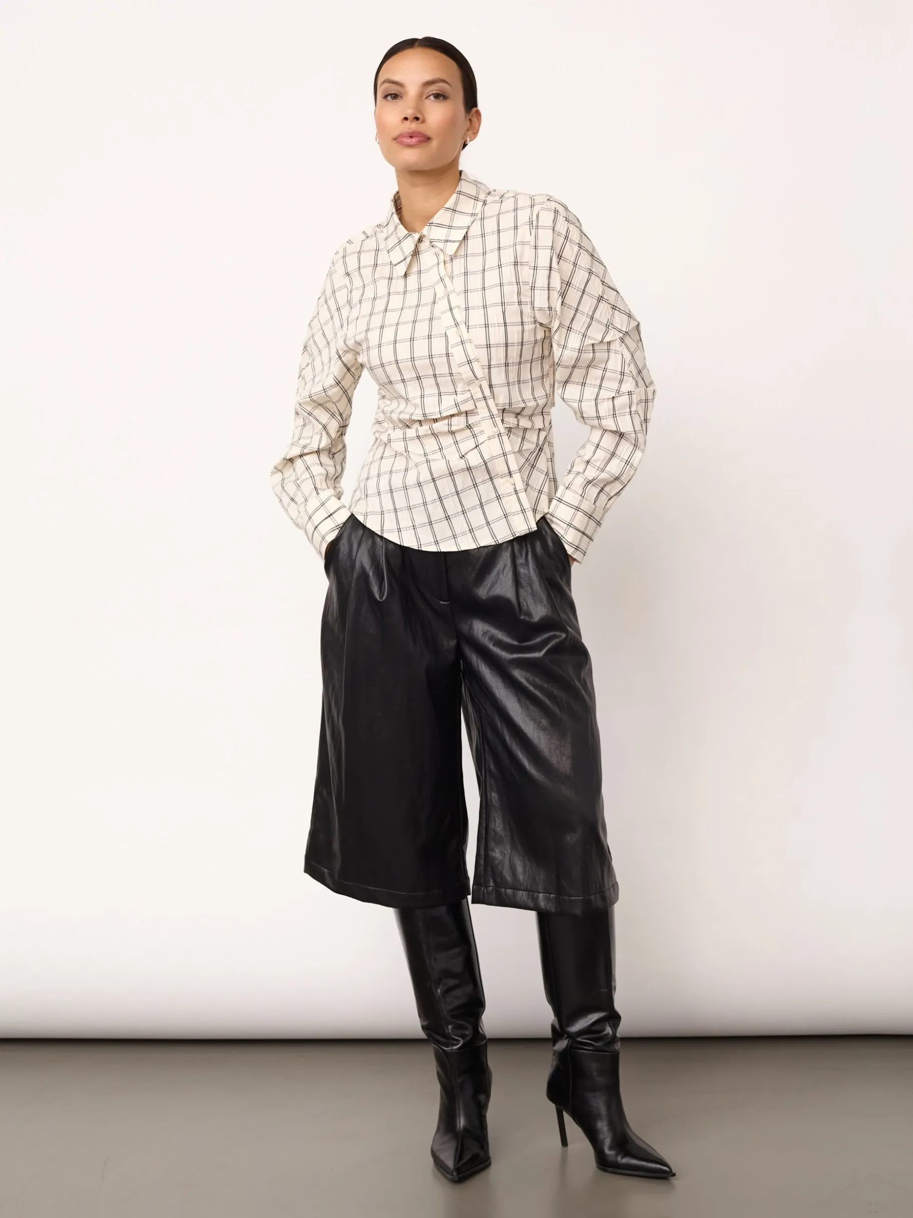 CO'COUTURE 500183 BisoCC AsymCheck Shirt