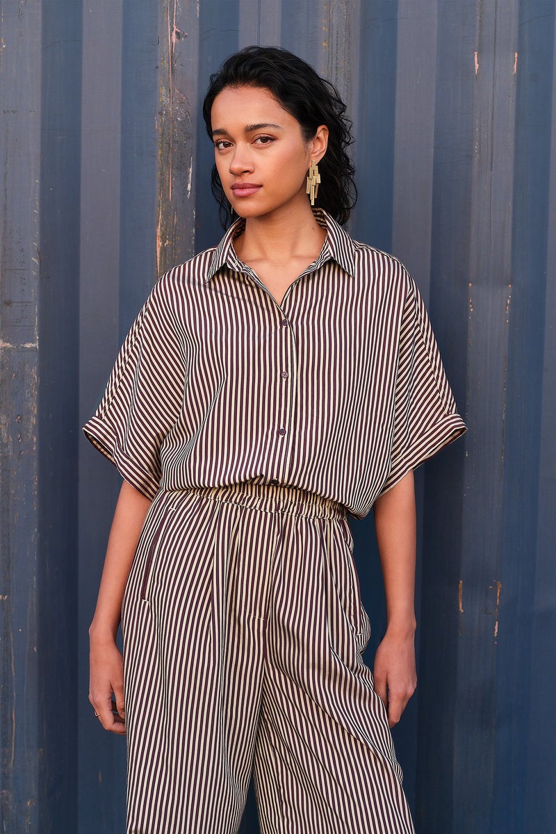 BY-BAR 26412050 sunny stripe blouse