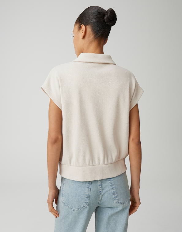 OPUS Sweatshirt met knoopsluiting 10552514097423 Glaya