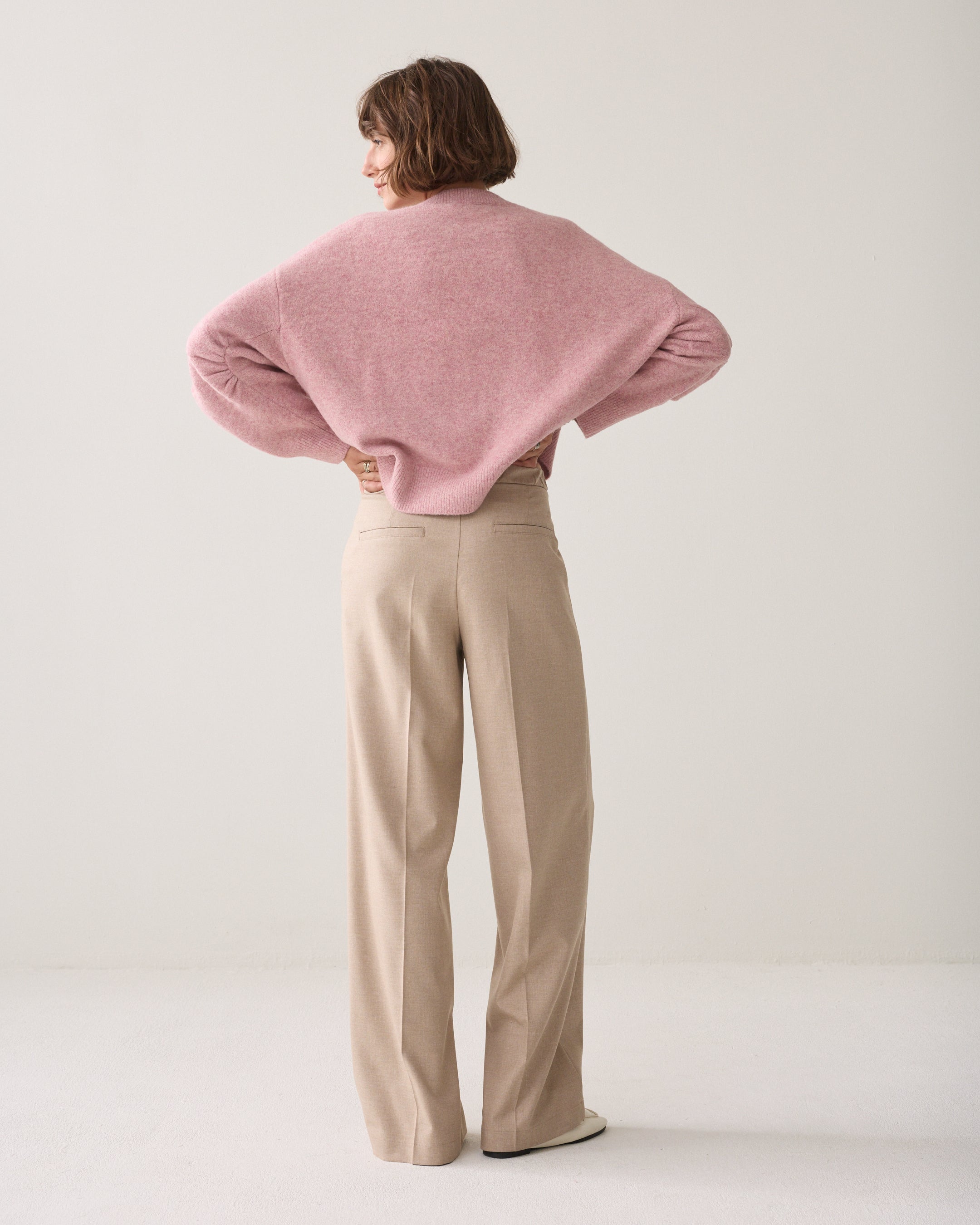 SUMMUM Wijde broek 4s3047-12481