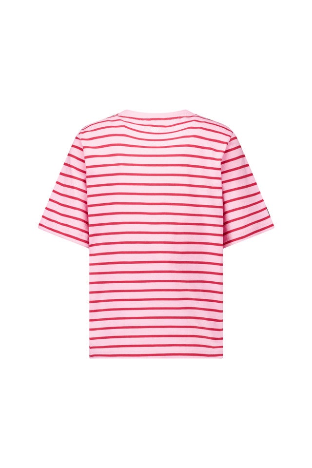 STUDIO ANNELOES 13689 Stripe studio floor t-shirt