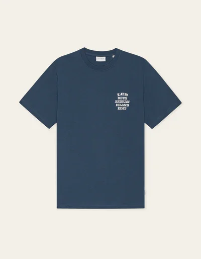 LES DEUX 1001975 Ceramic T-Shirt-DarkDenimBlue