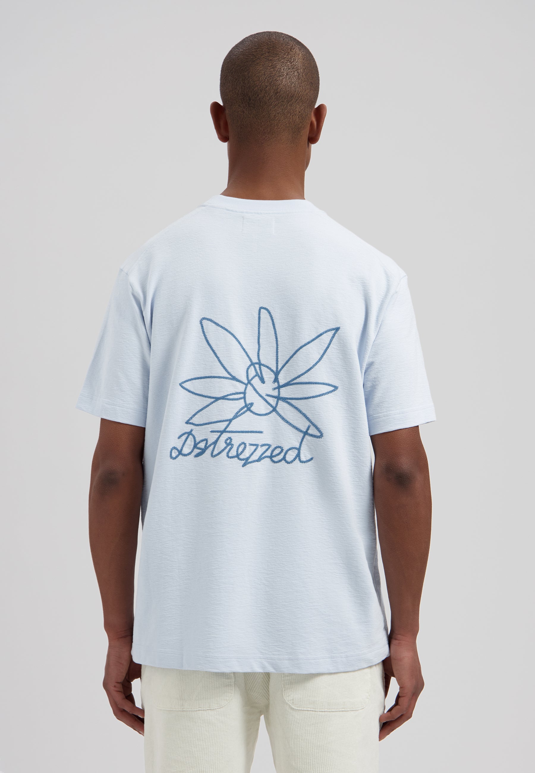 DSTREZZED 203524 Lasse Graphic Tee - Lt. Blue