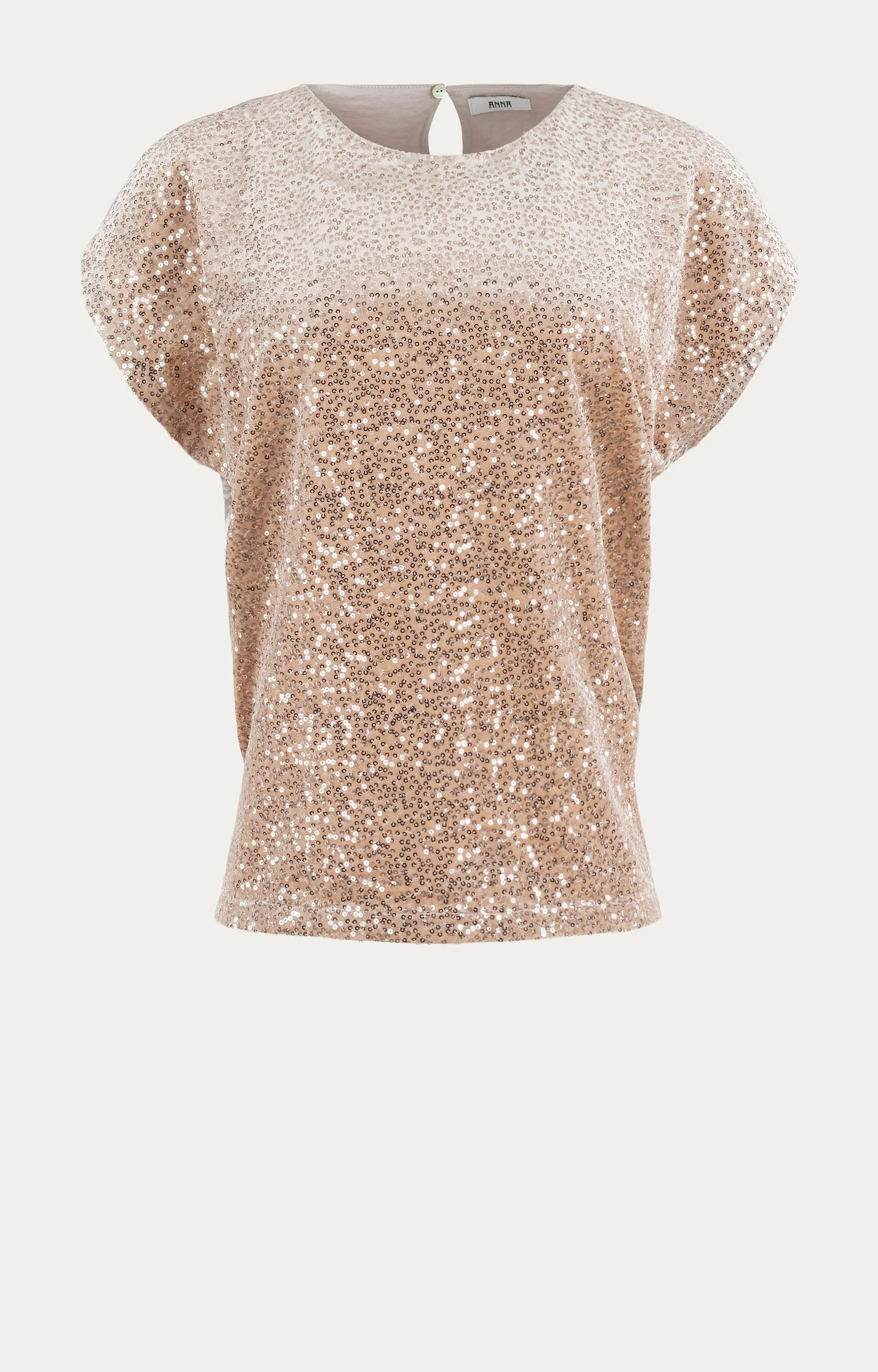 ANNA 26a04-03446A  Blousetop met pailletten