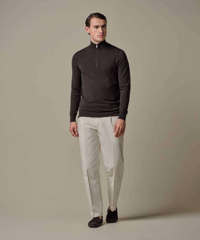 PROFUOMO PPXJ10008A PULLOVER HALF ZIP