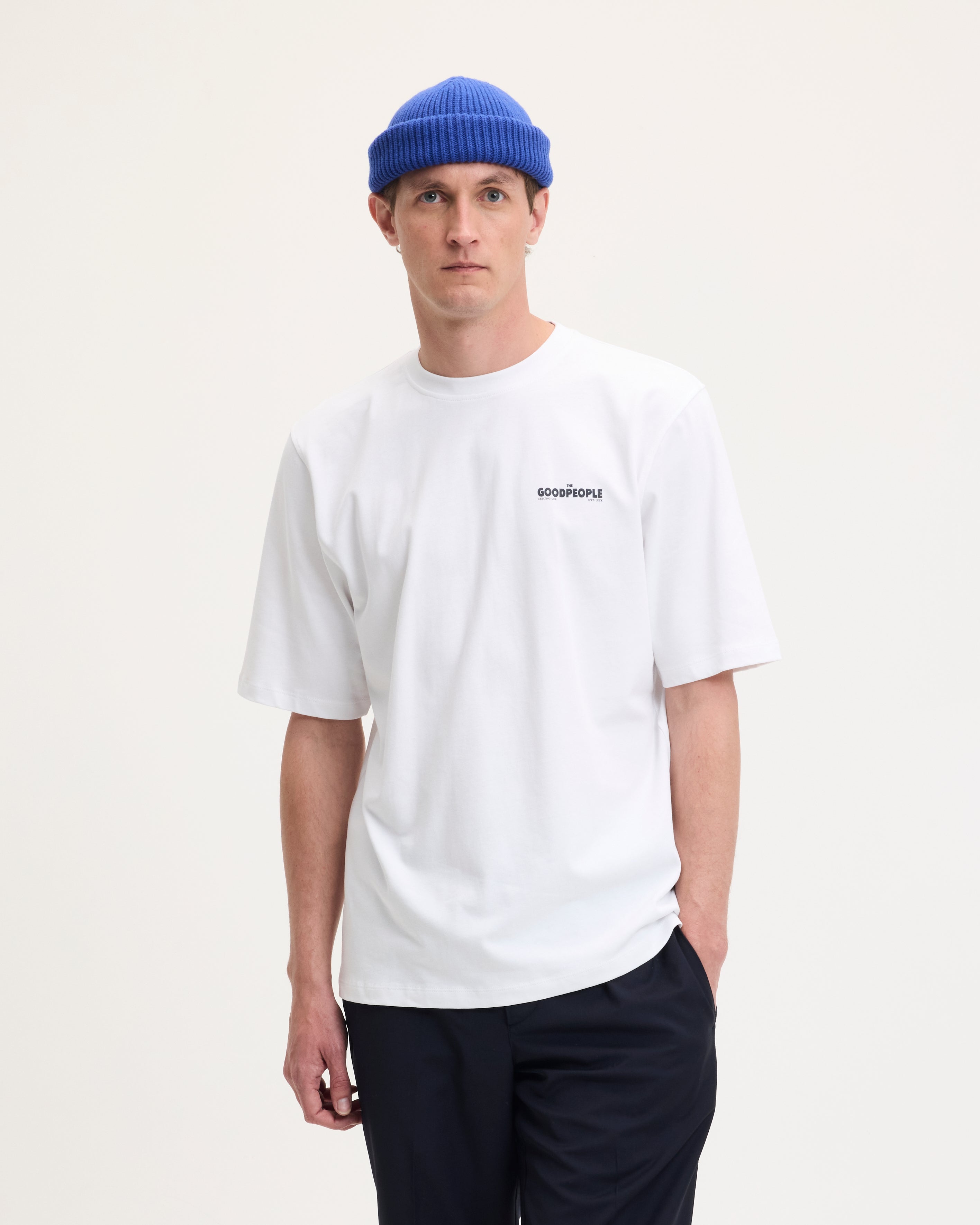 THE GOODPEOPLE TEX 26020903 t-shirt wit