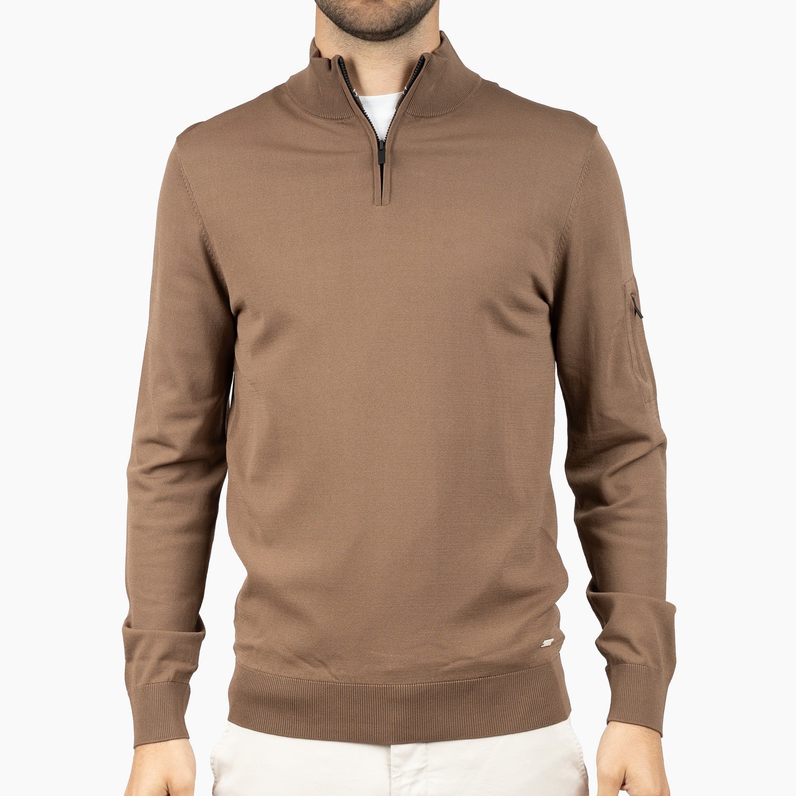 SEVEN DIALS SDL00005RA41 SPIKE HalfZip Pullover-Tabacco
