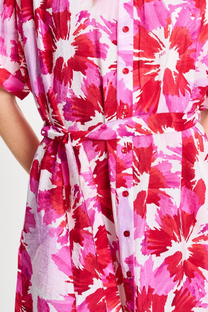 POM SP9590 DRESS Bubble Bloom Lavender