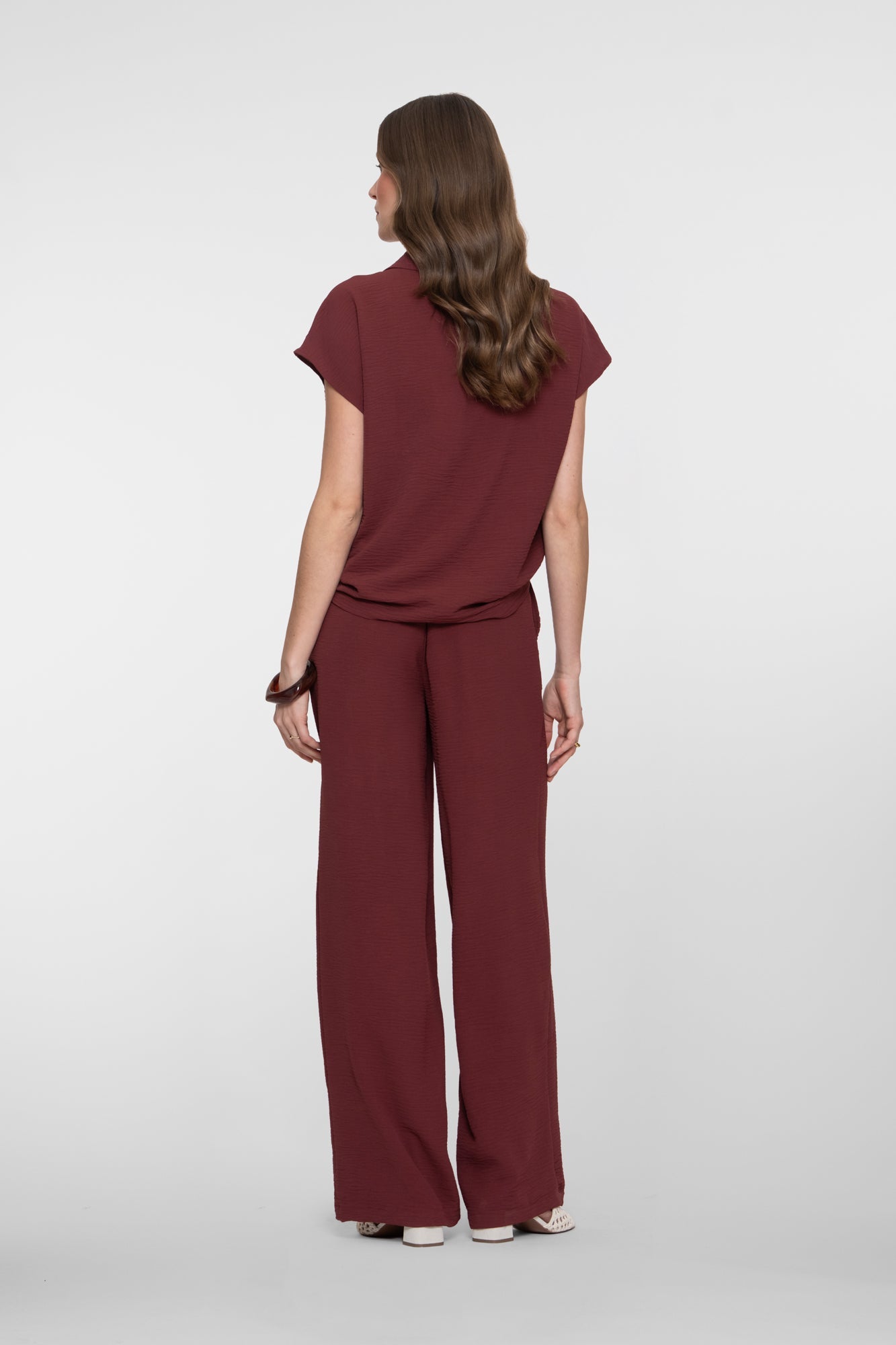 Geisha burgundy pantalon 61111-21