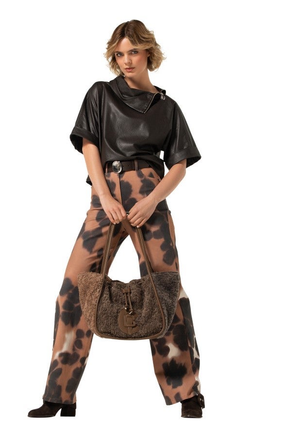 CarolineBiss 4609/30 Rechte top in vegan leather