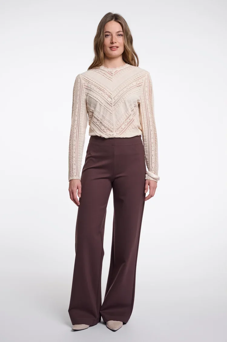 RINO & PELLE HabiRegular.7002612 Pants-groen/bruin
