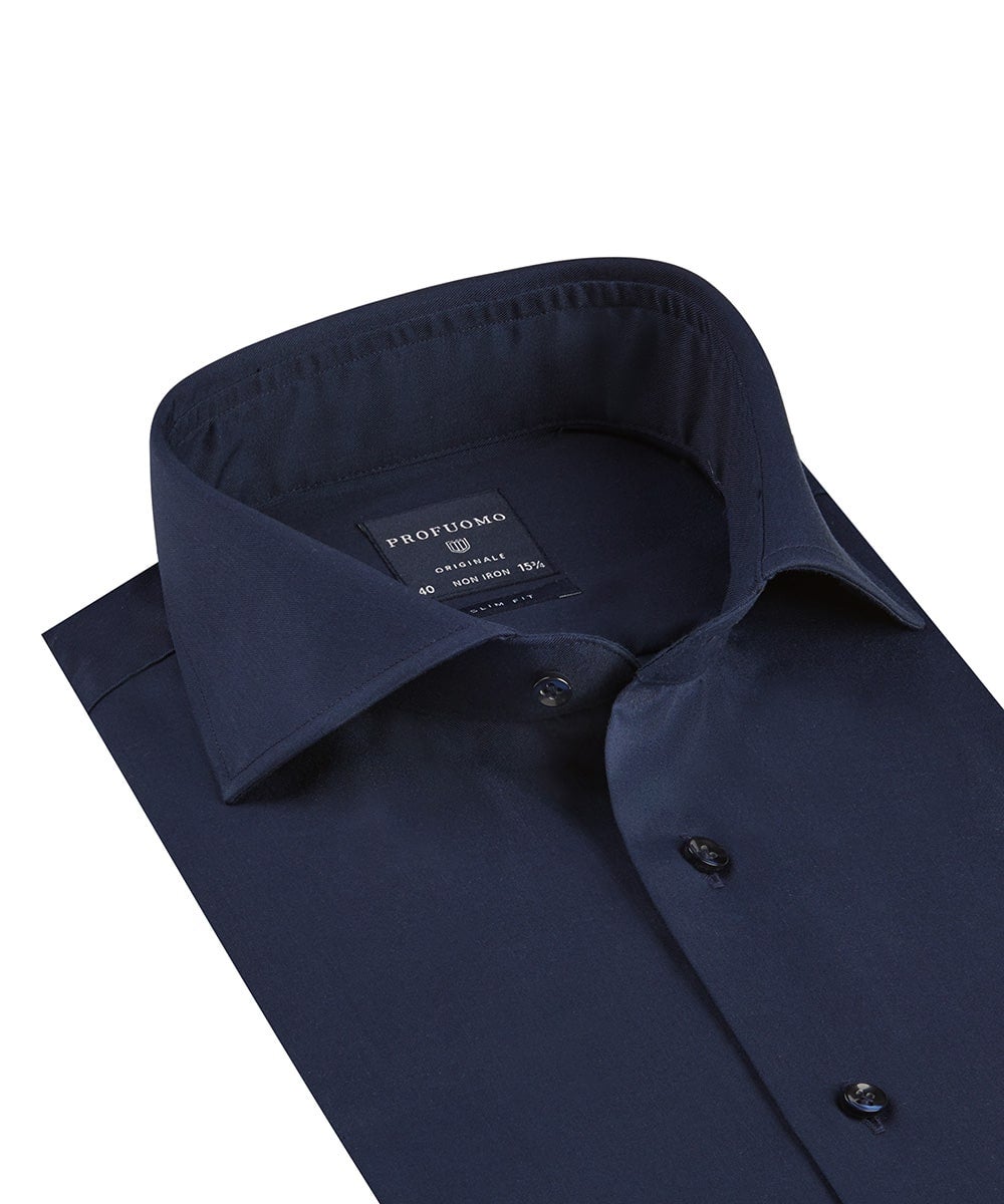 PROFUOMO TWILL-SHIRT PP0H0A036/NAVY