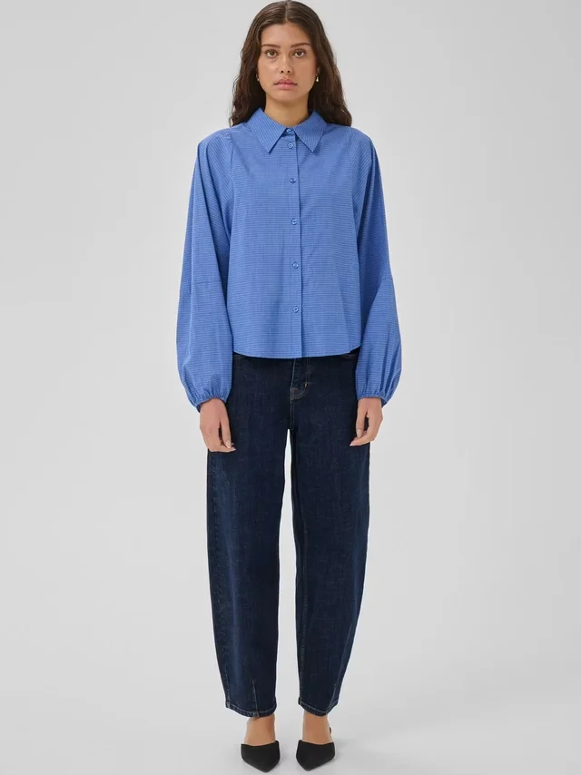 My Essential Wardrobe 10705724 MWLucy 187 Hi Barrel-dark blue
