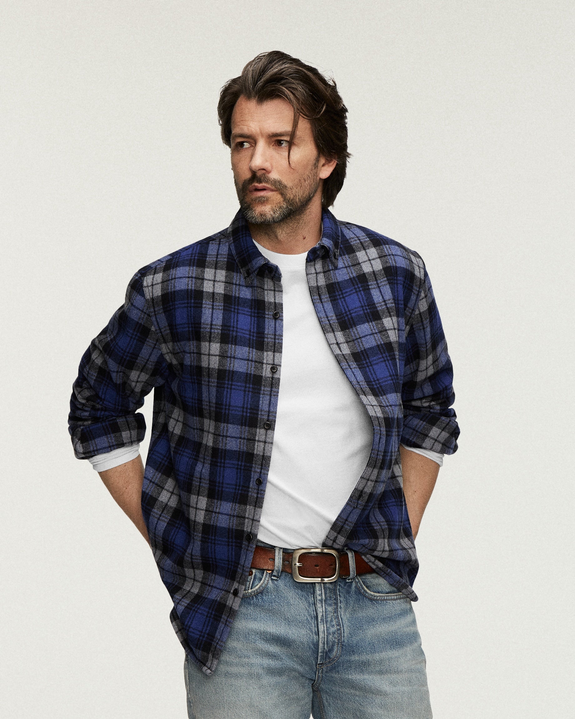 DENHAM 01-26-07-40-510 JOE SHIRT flannel shirt