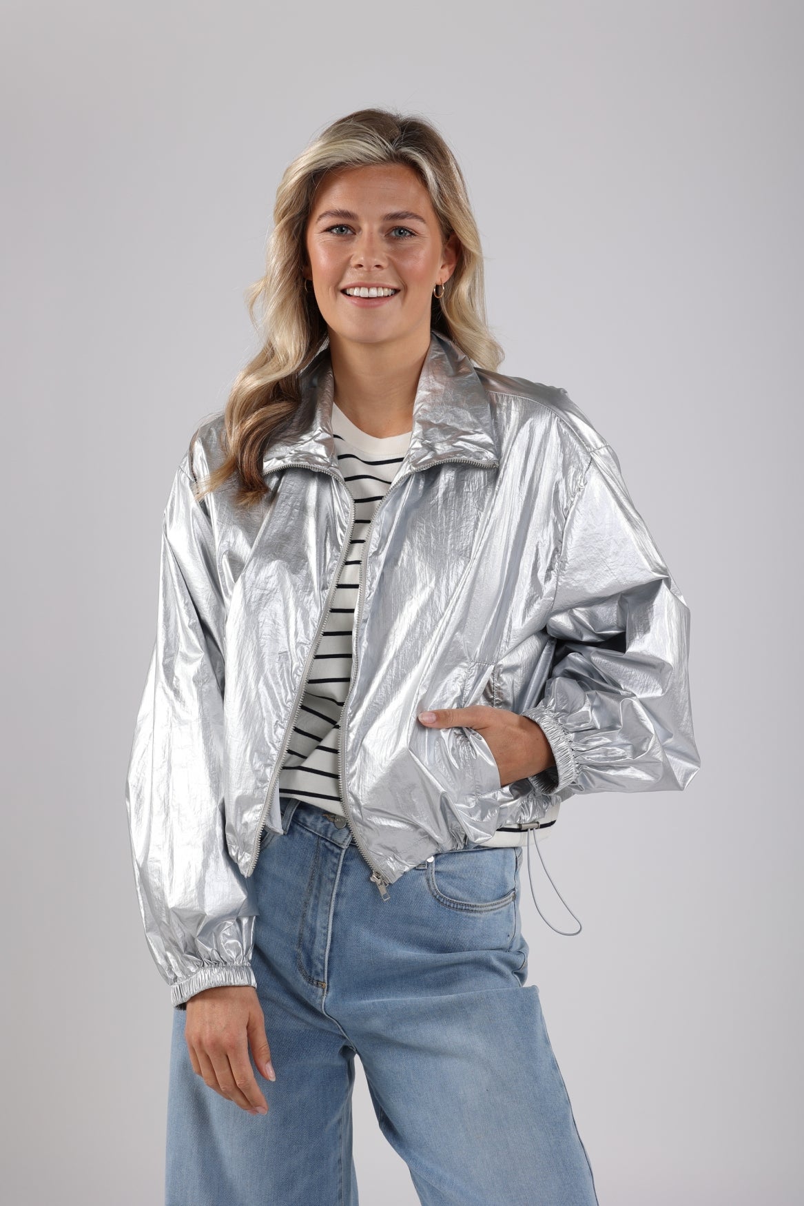 NUKUS Deveny Jacket NKS13025 - Silver