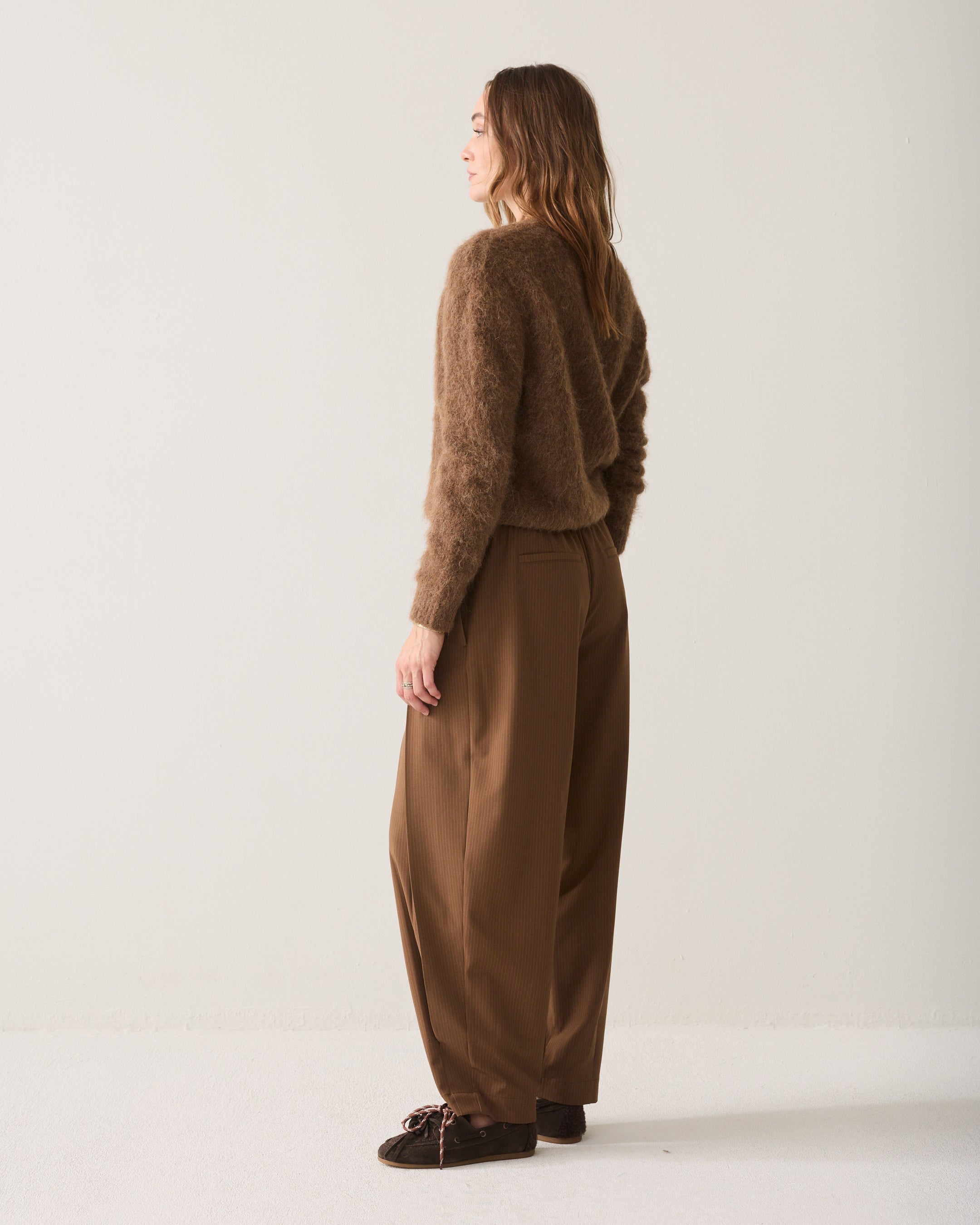 SUMMUM Pinstripe broek 4s3068-12543