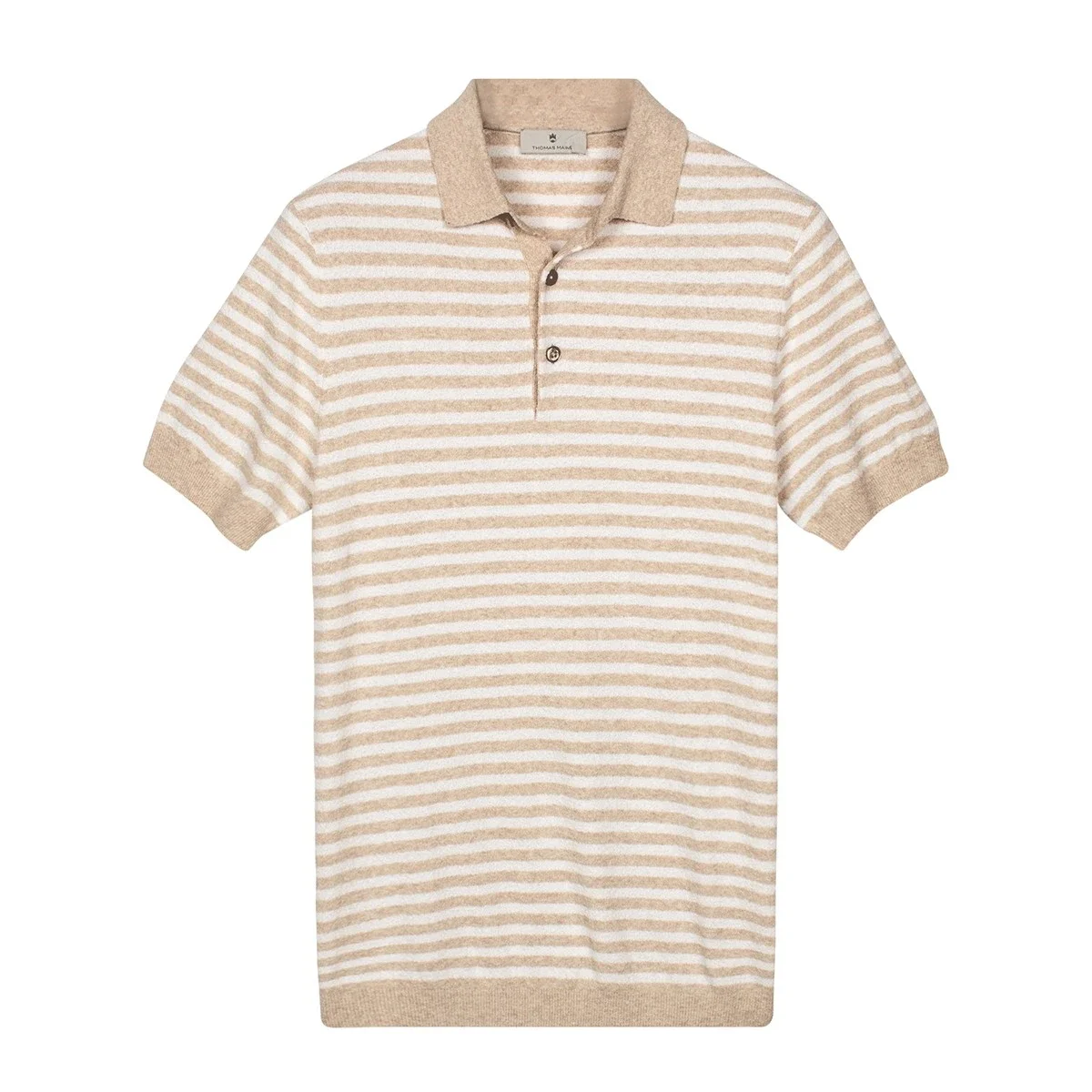 THOMAS MAINE Streep Polo 61835TM805 - Light Beige