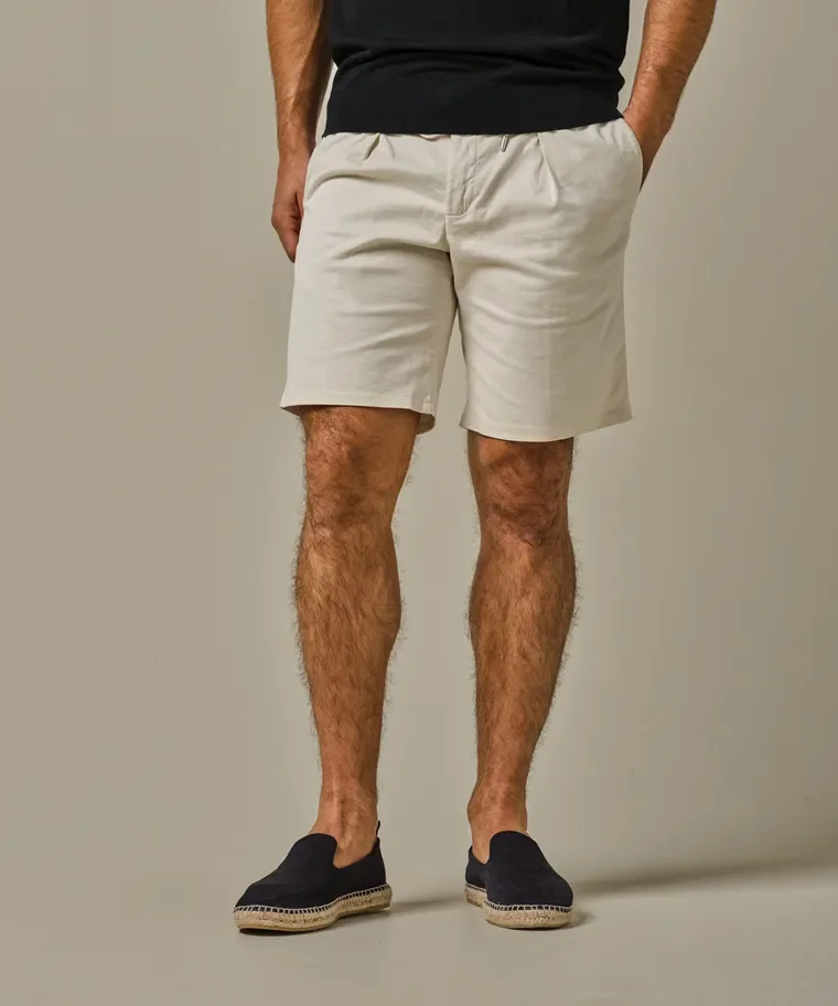 PROFUOMO PPXQ10002D DYE SHORT SPORTCORD-Offwhite