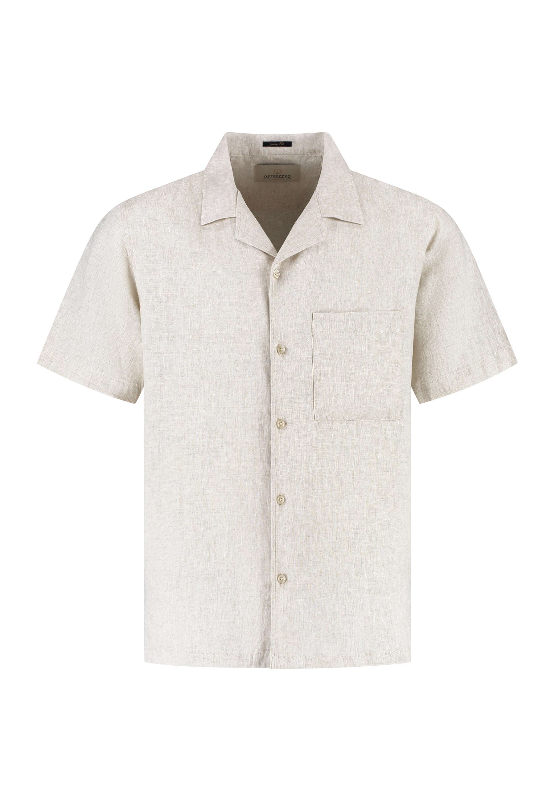 DSTREZZED 311480-SS26 Hero Resort Shirt - Sand melange