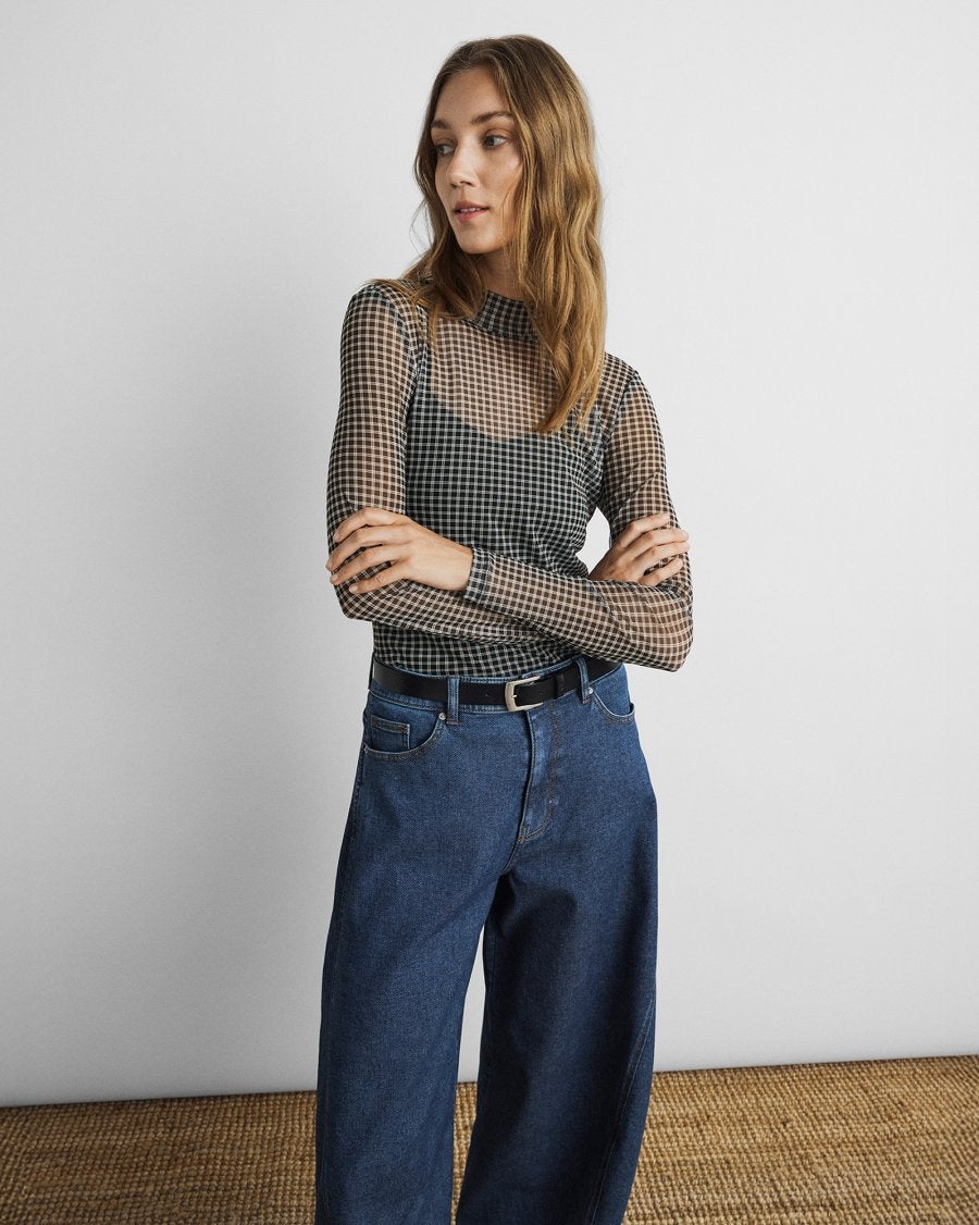 MOSS COPENHAGEN 20484 Janie Illenora M Top AOP
