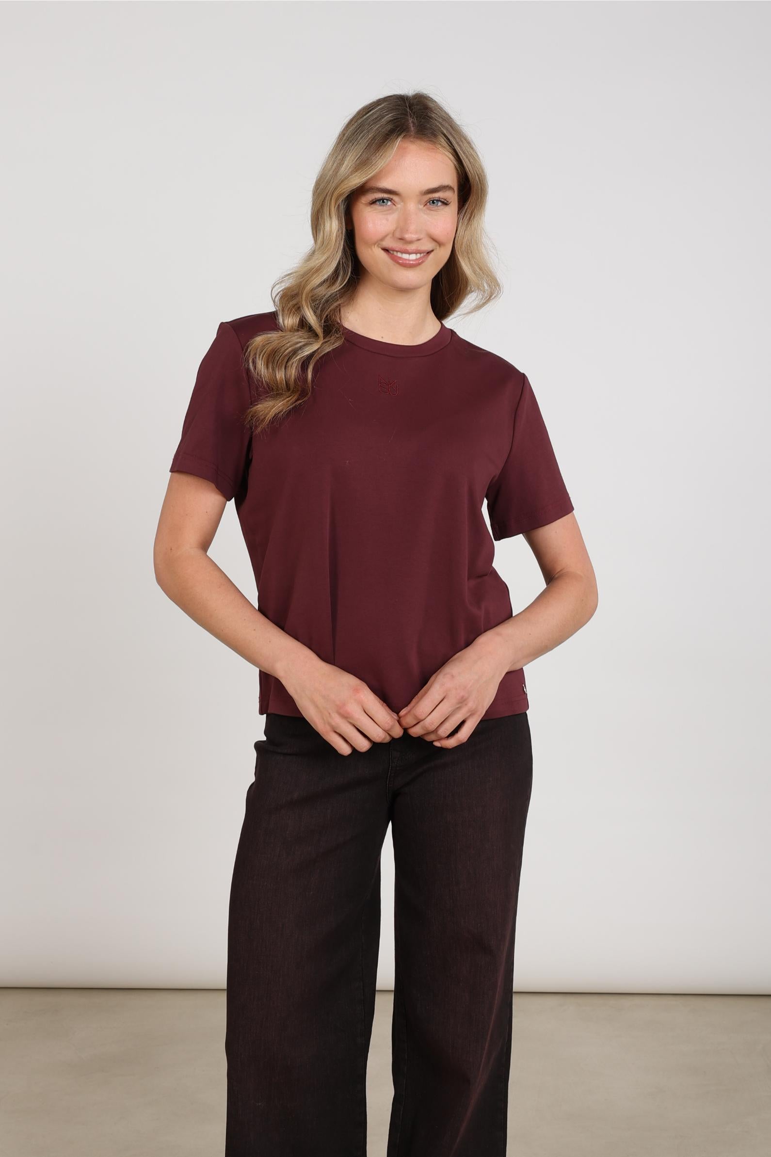 NUKUS NKF04012 Luna Shirt NK-cherry