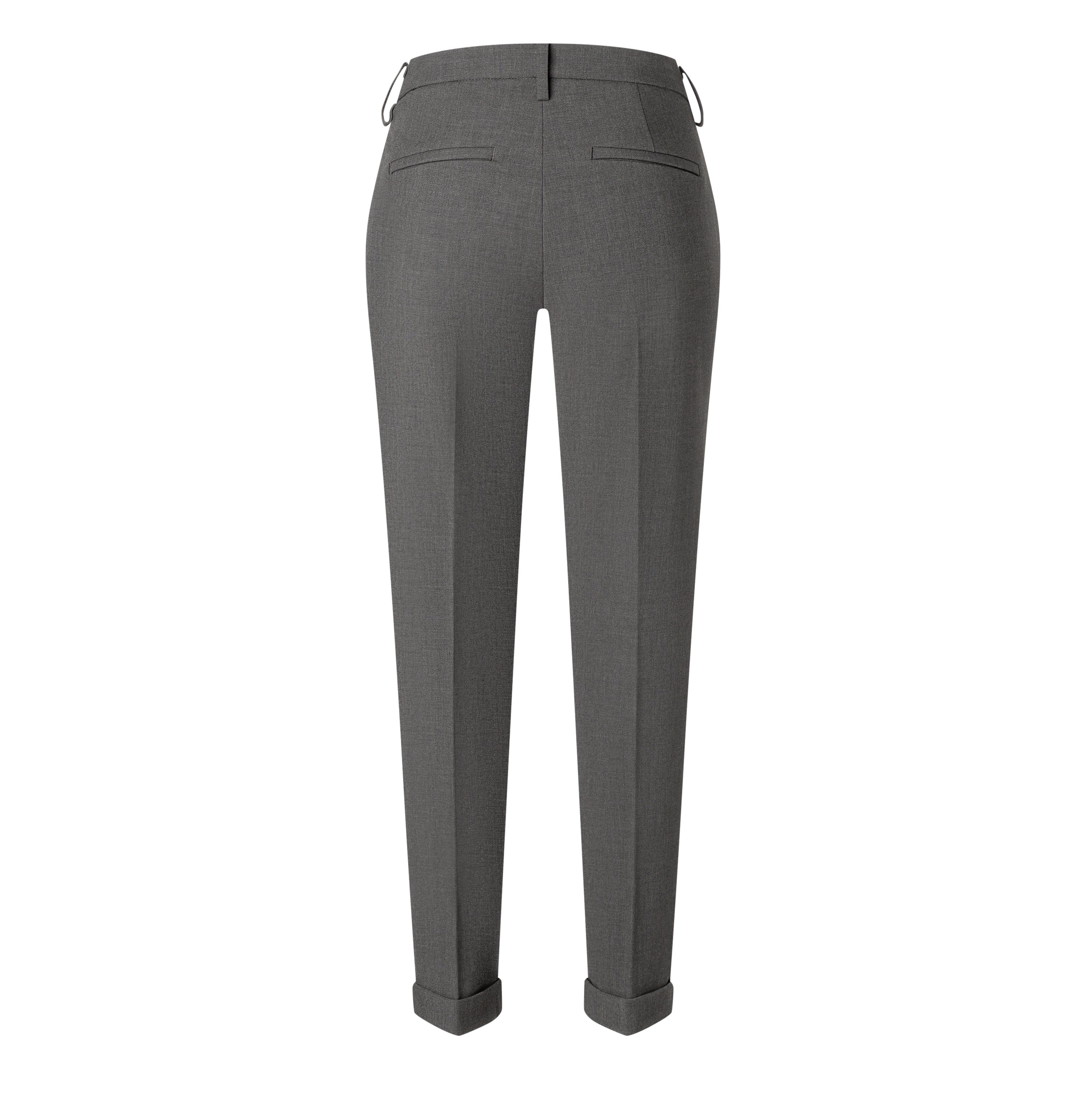 MAC 0138L 3414-00 Chino Turn Up-Silvershadow
