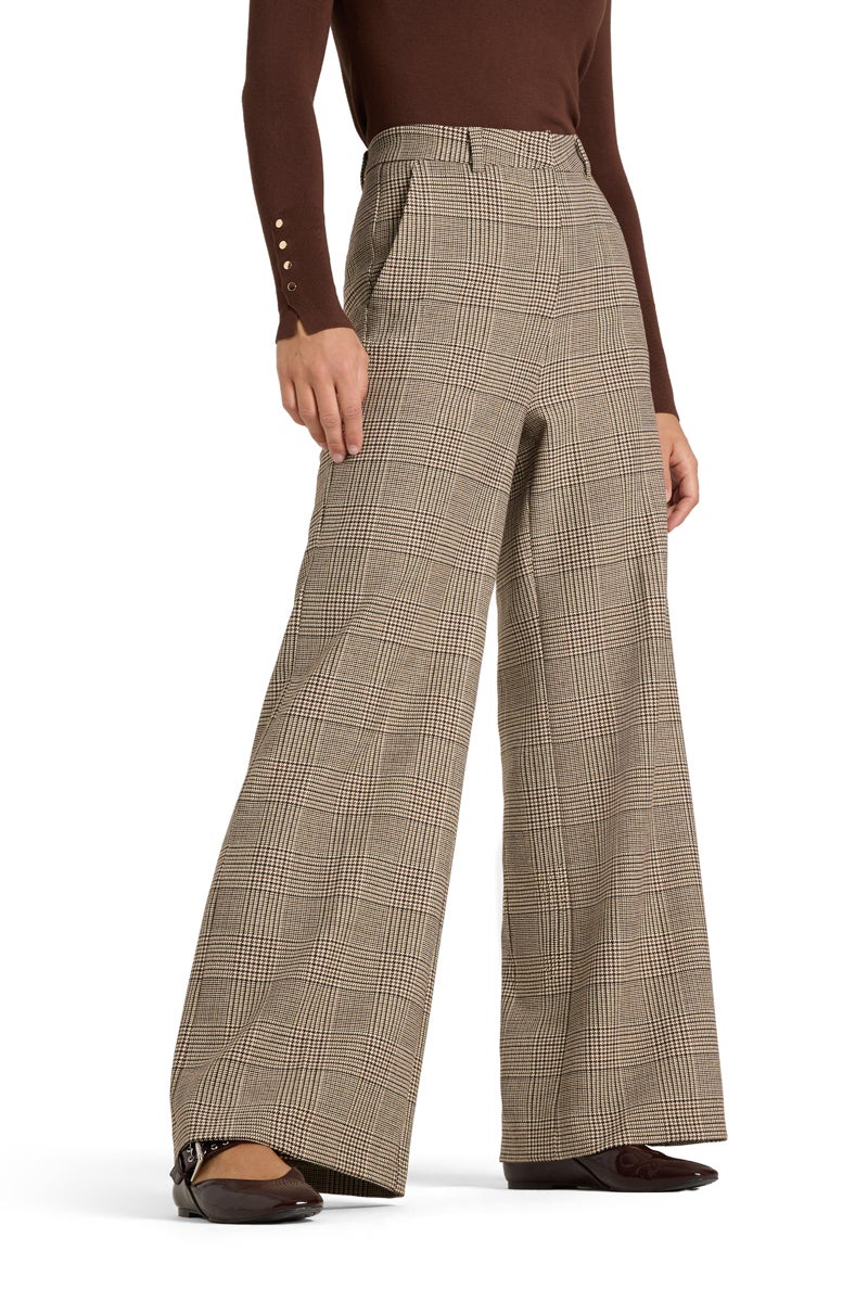 CAMBIO 64018 0238-00 Alexis Wool Check Pantalon