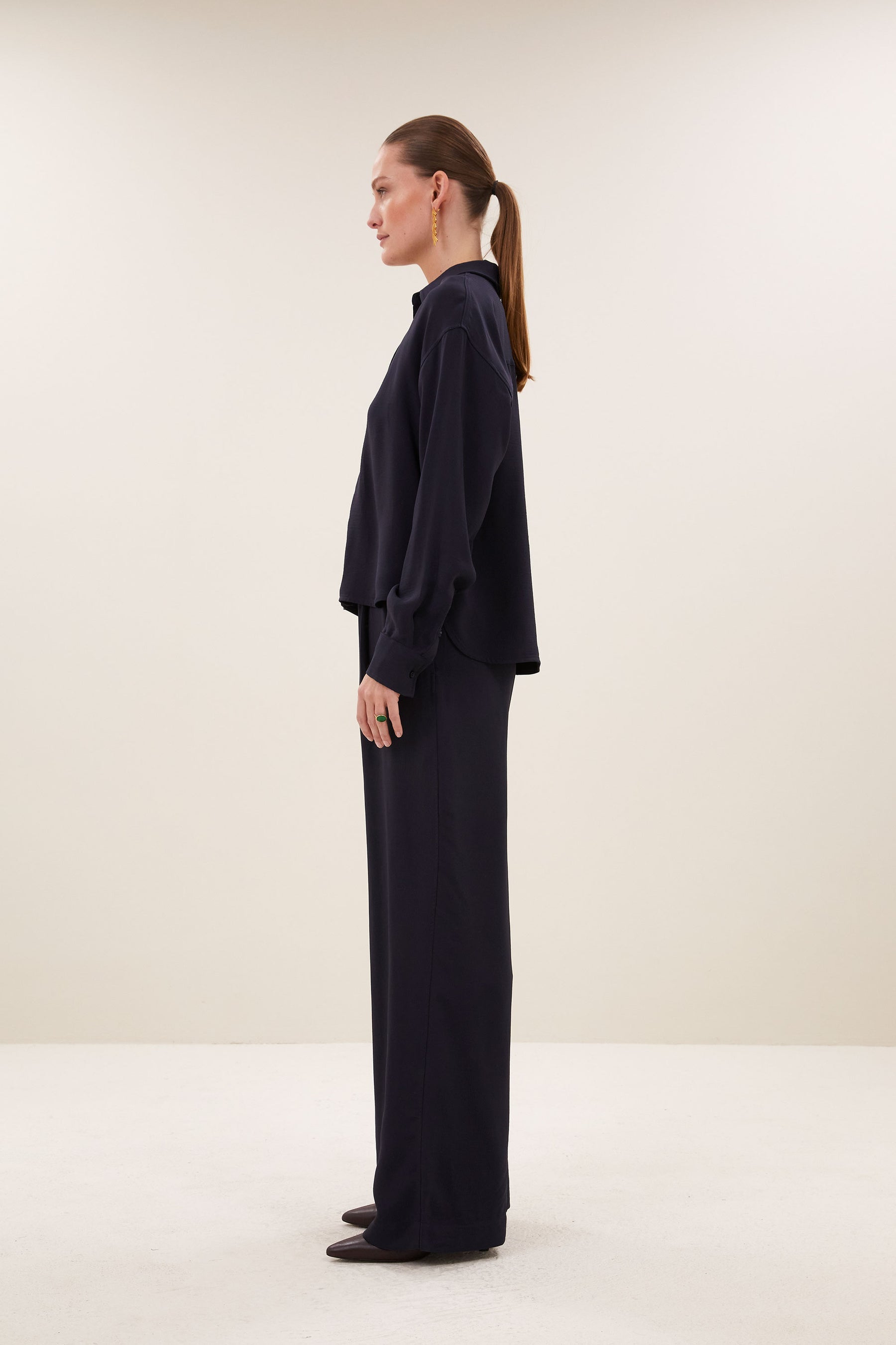 BY-BAR 26412042 kris satin stripe blouse