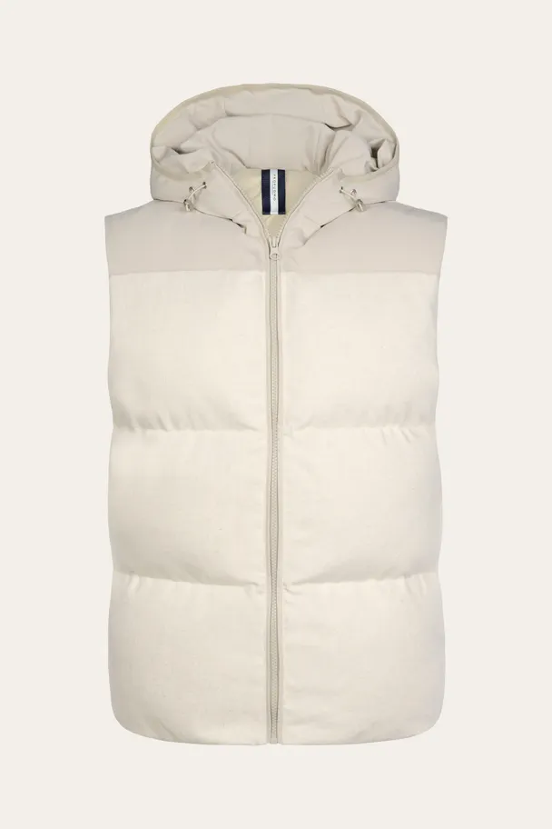 PROFUOMO PPXU30006B Hooded bodywarmer