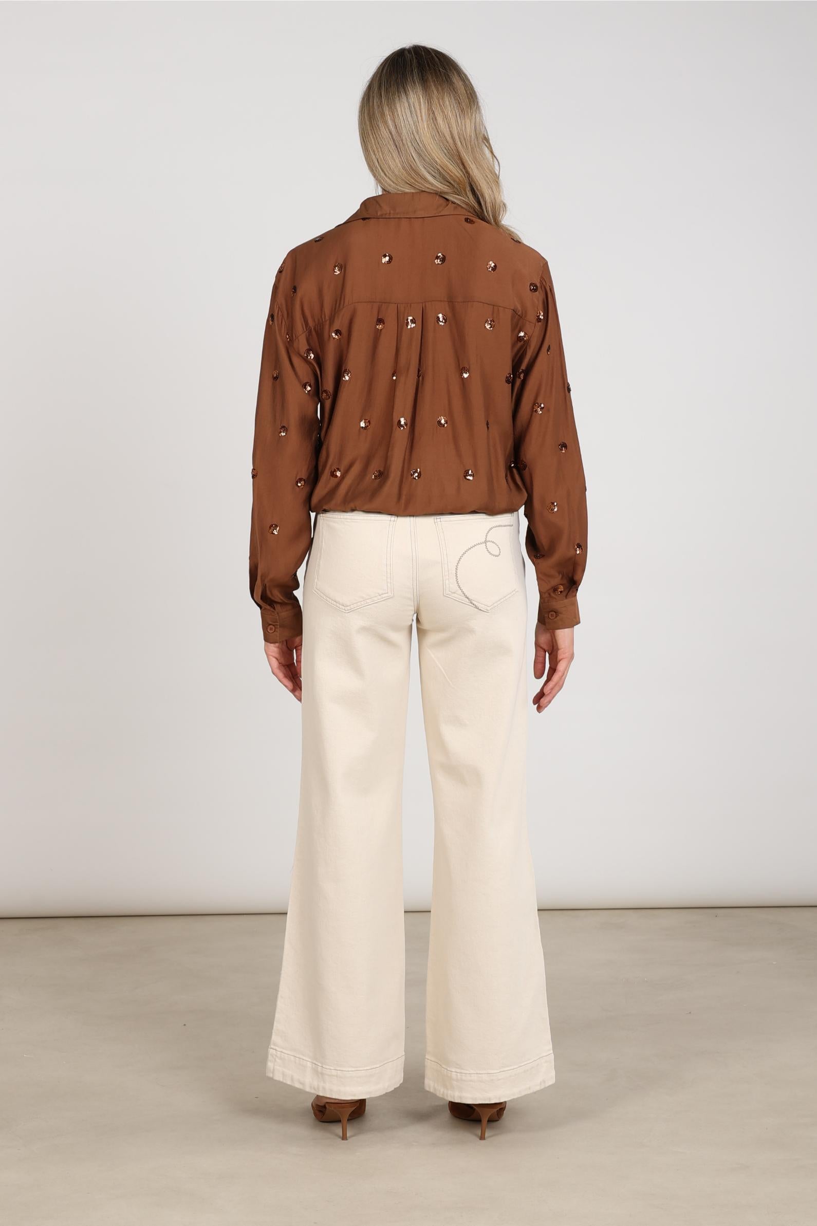 NUKUS NKF09095 Abby Pants Wide Leg Denim