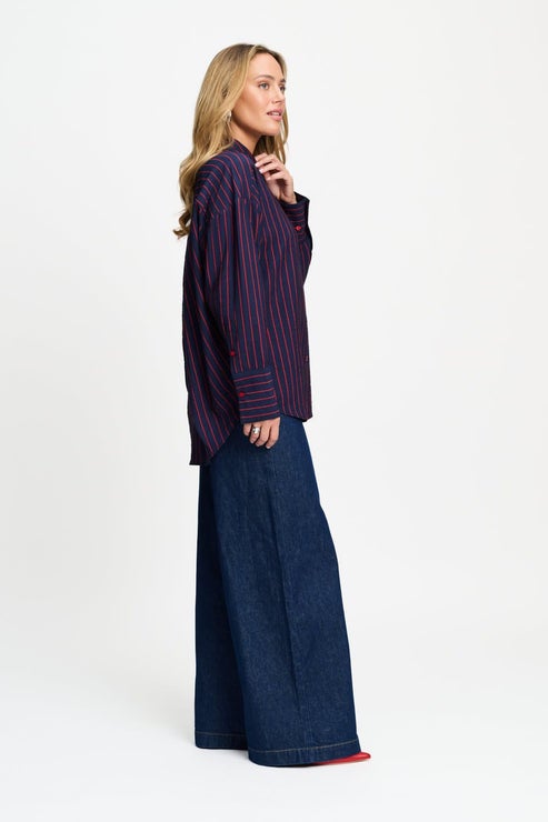 POM SP9796 BLOUSE - Beau Twill