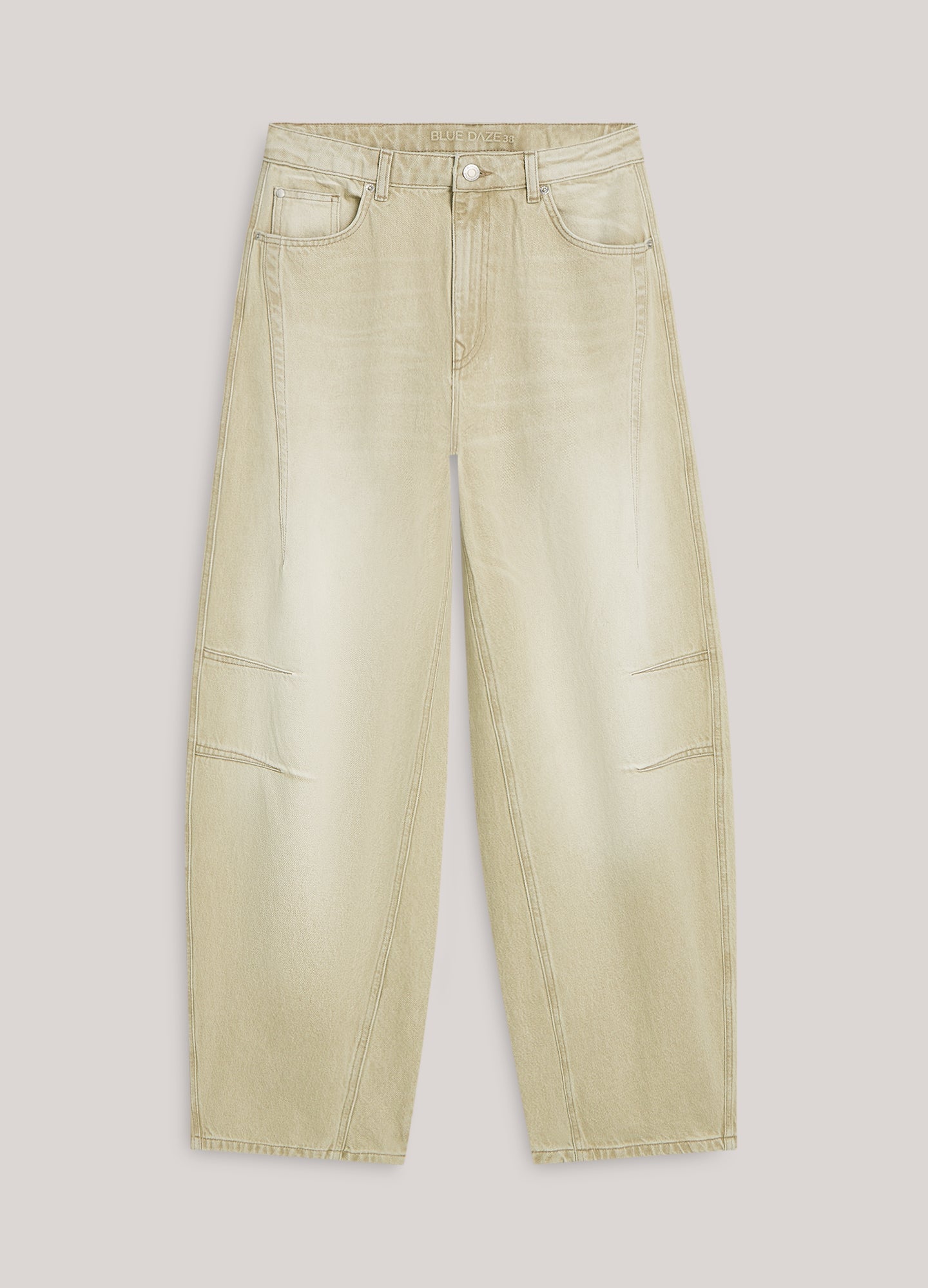 SUMMUM Barrelfit jeans 4s3073-5229 - Greige