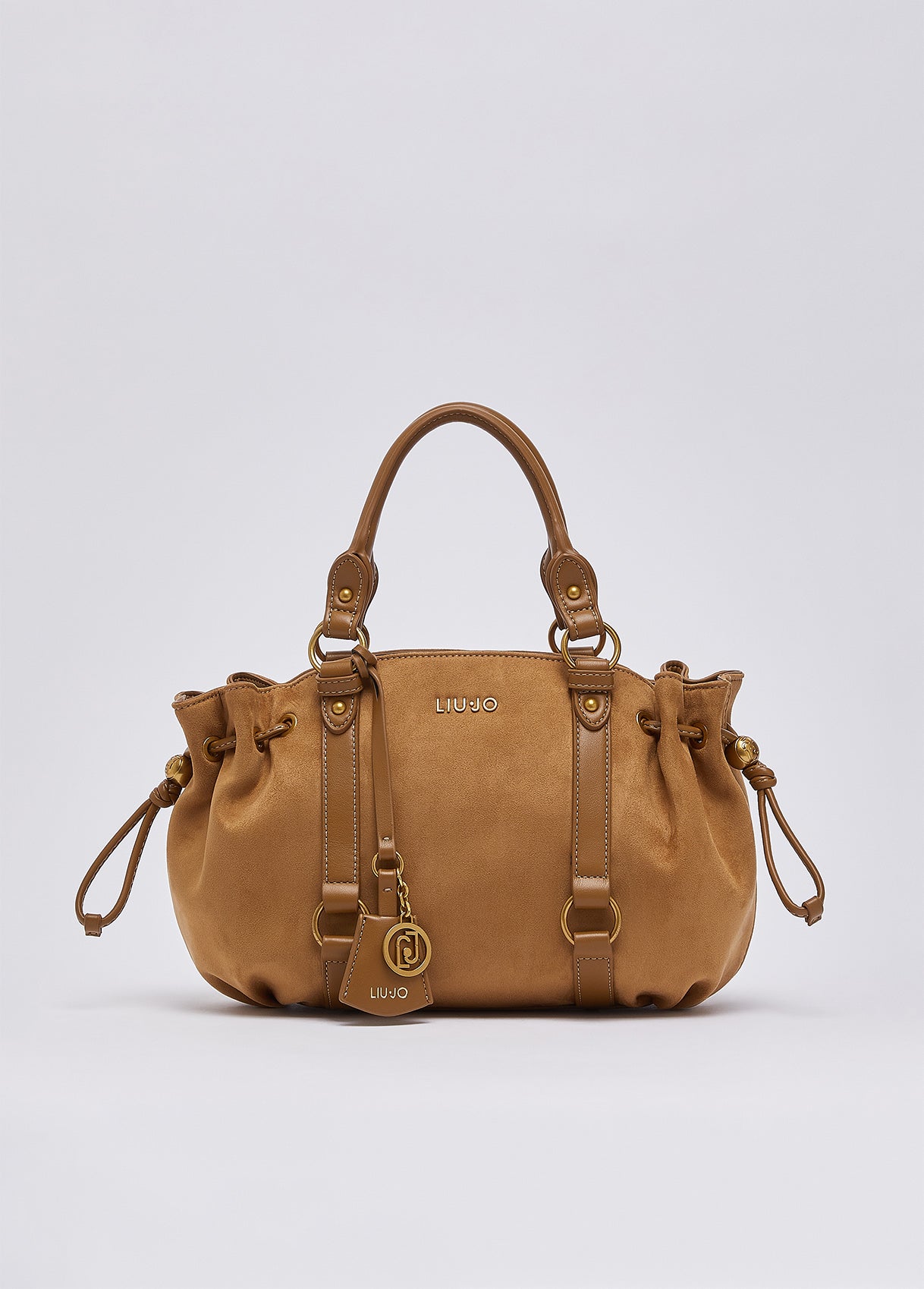 LIU JO AF6081T711A S Trunk Suede kleine handtas beige