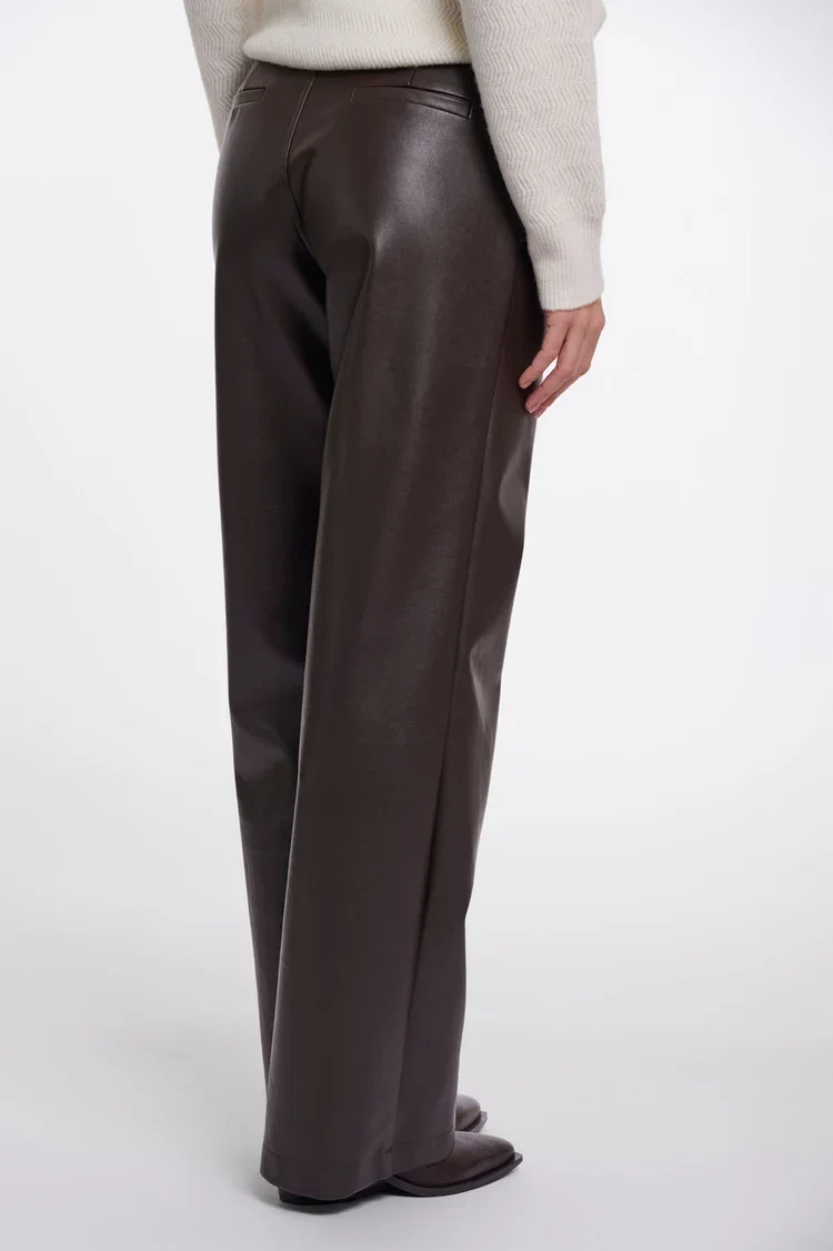RINO & PELLE CorianRegular.7502612 Faux Leather Pants-peated