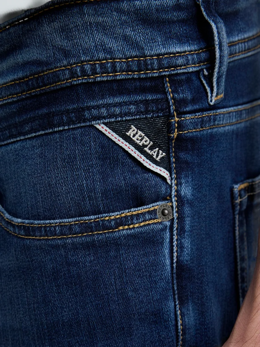 REPLAY M1072.000.685 192 GROVER SHORT- Dark Denim