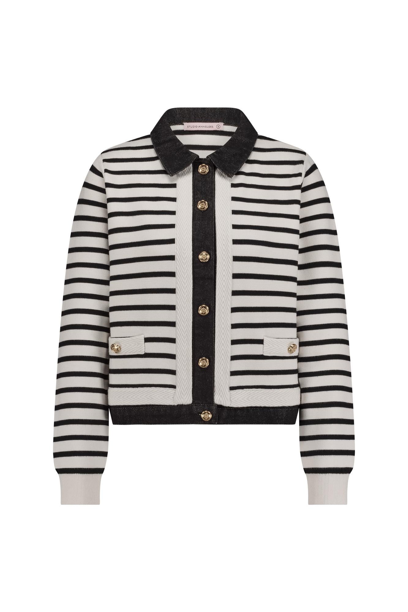 STUDIO ANNELOES 12487 Norelli stripe denim