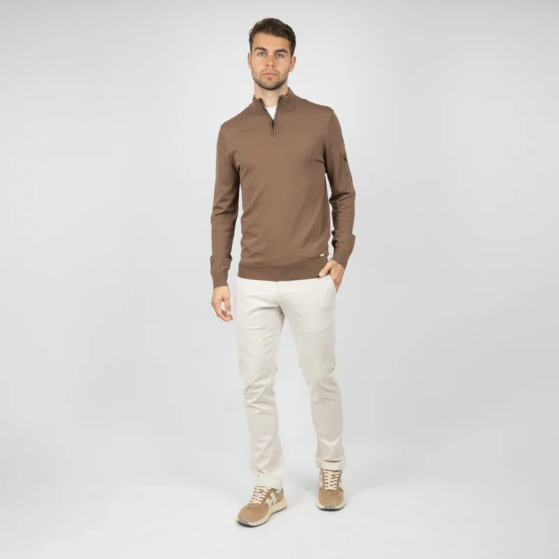 SEVEN DIALS SDL00005RA41 SPIKE HalfZip Pullover-Tabacco
