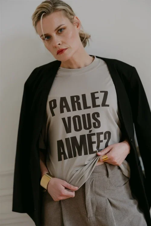AIMEE THE LABEL ElaraW6 Shirt-Brown(offwhite)