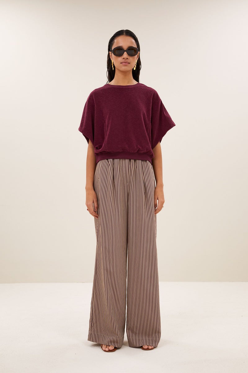 BY-BAR 26418015  celin stripe pants