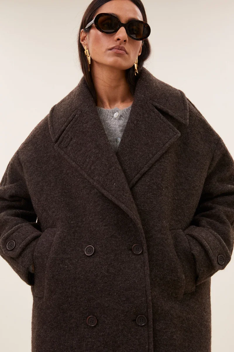 BY-BAR 26419028 Scott melange coat