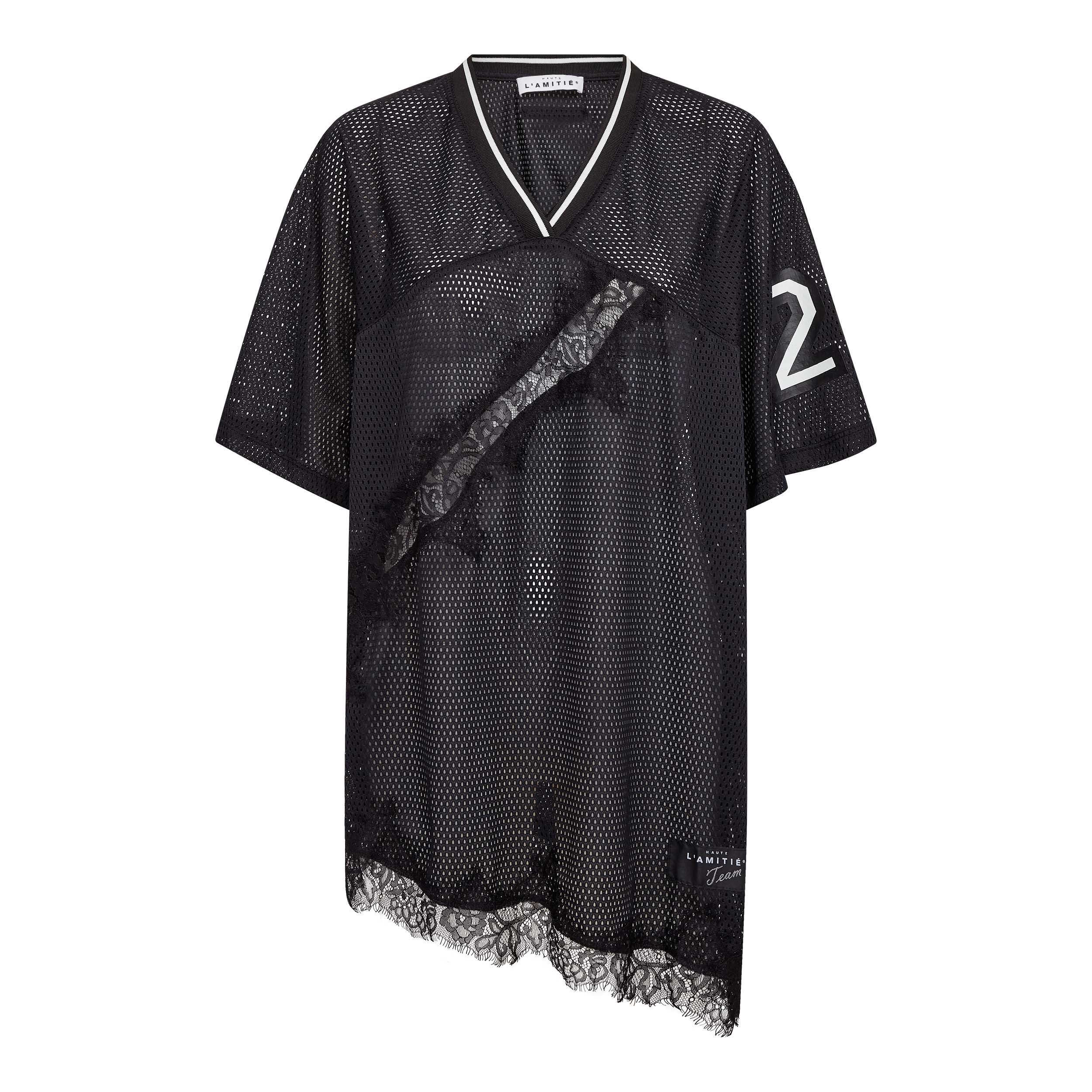 HAUTE L'AMITIE HL10553 Drift Asym LaceTee